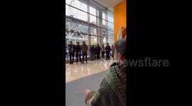 US: Pro-Palestinian Protesters Storm Lobby Of New York Times Building 2