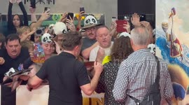 Jack Black attends Kung Fu Panda 4 Australian Premiere red carpet in Sydney