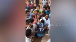 African soccer player attacked and racially abused by crowd at game in India