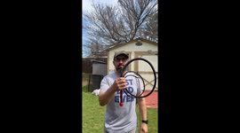 Dual whips. Leather and nylon. What’s the difference. Fun whip cracking time. #whip #bullwhip #texas