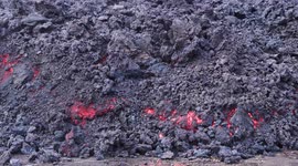 Extensive drone footage shows destructive Icelandic volcano eruption