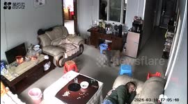 Cheeky Monkey's Afternoon Mischief Leaves Chinese Man Bewildered