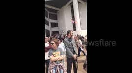 Russian Presidential Election 2024 – People Form Long Lines To Cast Votes