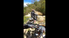 Panamanian downhill wipeout: whiskey throttle gone wrong on rocky terrain