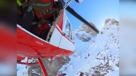 Firefighters save 3 climbers stranded on Italy's Mount Mondole