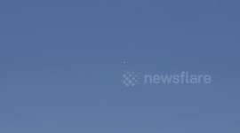 Incredible Aerial Stunts Amaze Crowd at Travis AFB Air Show