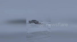 Colorado Firefighters Brave Snowstorm to Clear Roads After Historical Snowfall, US