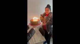 Birthday fails: relighting candles in Navoi, Uzbekistan