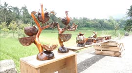 Take advantage of coconut shell waste into interesting and unique products