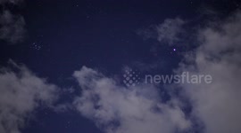 Phenomenal :  Bats join the International Space Station ISS and an airplane in swiss night skies.