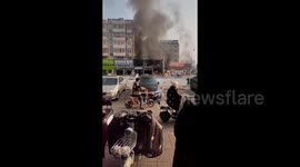 Terrifying blast rocks Chinese street as restaurant explosion leaves 2 injured