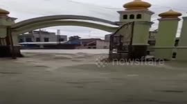 Thousands flee homes as floods strike off Indonesia's Central Java