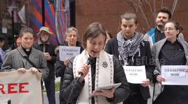 Rally for ceasefire in Gaza in New York City
