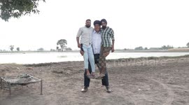 Meet the 7-foot-3 Indian farmer who drinks 6 litres of milk every day