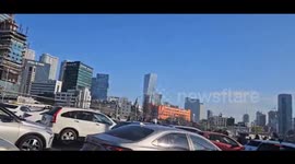 Tel Aviv highway blocked by protesters demanding release of hostages held by Hamas
