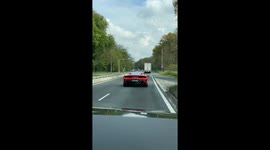 EXPENSIVE FAIL: Ferrari Spins Out And Crashes When Accelerating!