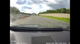Crash: Honda Accord Is Completely Totalled After Recklessly Speeding On Highway