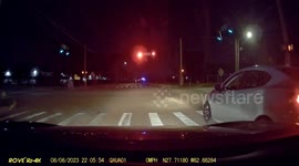 Reckless Driving: Vehicle Caught In a Collision as Driver Doesn't Notice Oncoming Car
