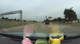 Crash: Black Vehicle Enters Active Lane Resulting In a Nasty Collision
