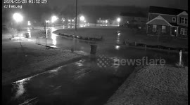 Security Camera Captures Tornado Hitting Michigan Neighborhood