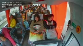 Child injured when power bank catches fire during bus ride in China