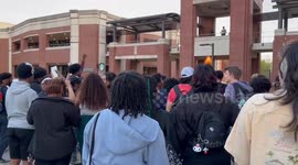 Students at University of Memphis protest against Kyle Rittenhouse visit