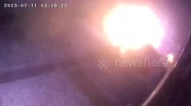 Thugs petrol bomb house with family inside - but police say