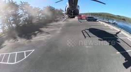 Injured Crew Member Saved by Airlift After Amputation in Sonoma County, USA