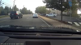 Crash: Driver Gets Rear Ended Which Causes Another Collision