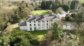 Lissan House 17th Century Plantation Home & Haunted Location - B Roll Drone Footage