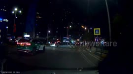 Close Call: Grey Car Almost Hits Driver Whilst They Were Indicating