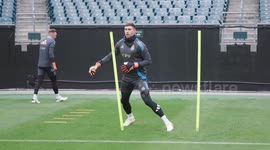 Argentina's national team train in US ahead of friendly against El Salvador
