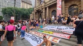 Act Against Dismantle of Culture Takes Place in Sao Paulo, Brazil