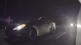 WTF Moment: Road Incident Occurs When Drunk Driver Flips Their Car On Highway
