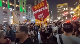 Crowds Hold Act Against Dismantle of Culture in Sao Paulo, Brazil