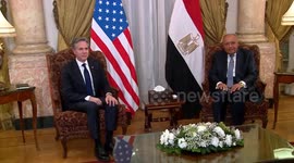 Egyptian, U.S. FMs call for ceasefire in Gaza