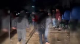 Israel warplanes targeted a house with displaced people the city of Deir al-Balah