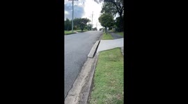 Risk-taking enthusiast's downhill skateboard adventure ends in a DISASTER!