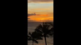 Sunset in Hawaii