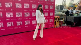 Home and Away actress Sarah Roberts on the red carpet in Sydney, Australia