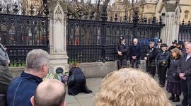 Police hold minute's silence honouring Keith Palmer killed by terrorist in 2017