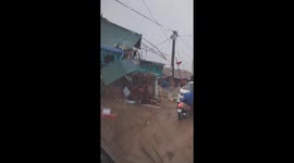 Tornado rips roofs off dozens of houses in northern Vietnam