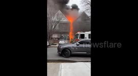 US: 1 Injured After 4-Alarm Fire Tears Through Homes In Kensington, Brooklyn