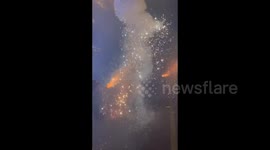 Dragon Dance and Fireworks Illuminate in Guiyang, China