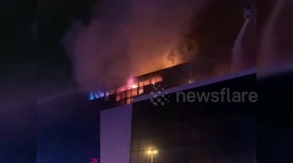 Concert Fire Contained in Moscow, Russia