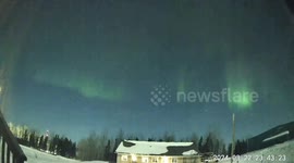 Canada: Stunning Aurora Borealis Over Manitoba’s Night Sky