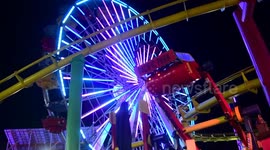 Santa Monica's iconic Ferris wheel goes dark during 'Earth Hour'