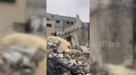 Massive Destruction in Shujaiya Neighborhood, East of Gaza City