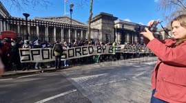 British Museum closes amid pro-Palestine protest demanding the institution cuts ties with BP