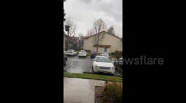 US: Thunderstorms Bring Hail To Parts Of Southern California